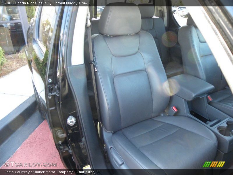 Formal Black / Gray 2008 Honda Ridgeline RTL