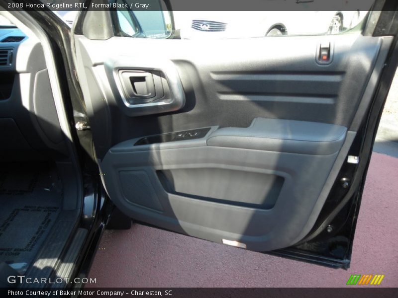 Formal Black / Gray 2008 Honda Ridgeline RTL