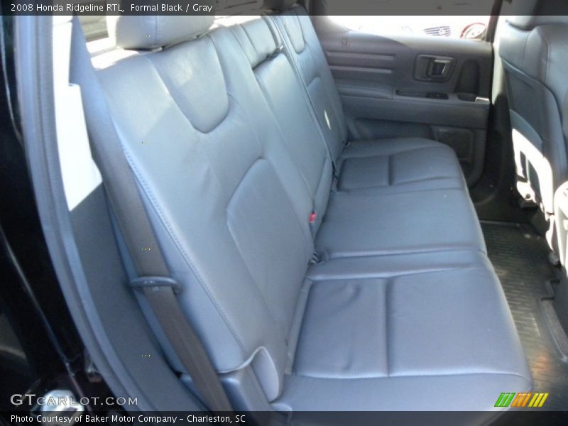 Formal Black / Gray 2008 Honda Ridgeline RTL