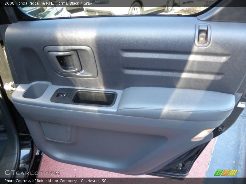 Formal Black / Gray 2008 Honda Ridgeline RTL