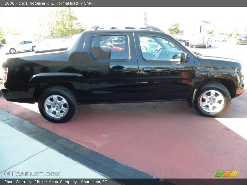 Formal Black / Gray 2008 Honda Ridgeline RTL