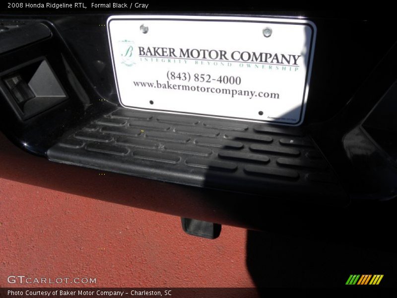 Formal Black / Gray 2008 Honda Ridgeline RTL