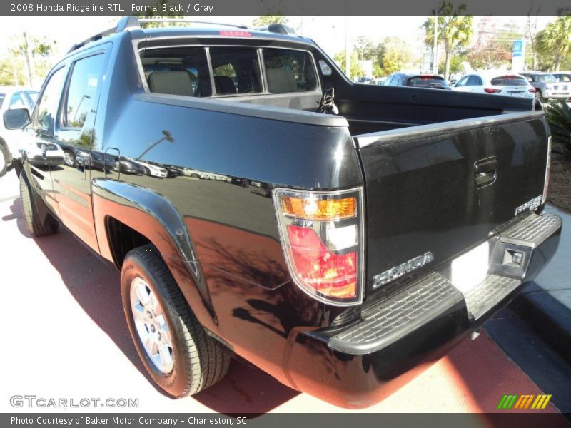 Formal Black / Gray 2008 Honda Ridgeline RTL