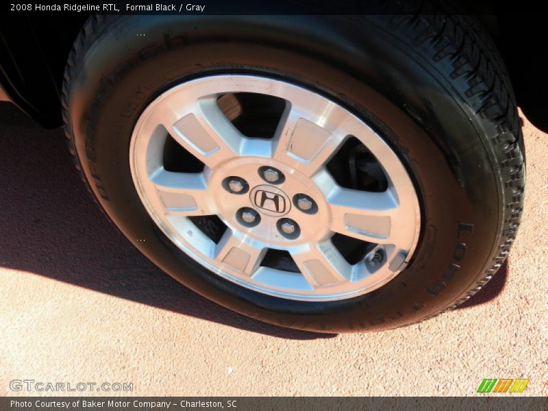 Formal Black / Gray 2008 Honda Ridgeline RTL