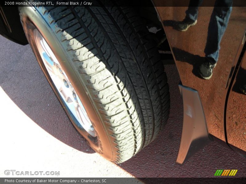 Formal Black / Gray 2008 Honda Ridgeline RTL