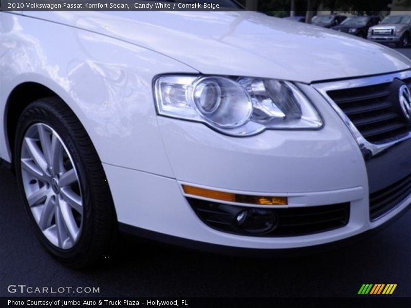 Candy White / Cornsilk Beige 2010 Volkswagen Passat Komfort Sedan