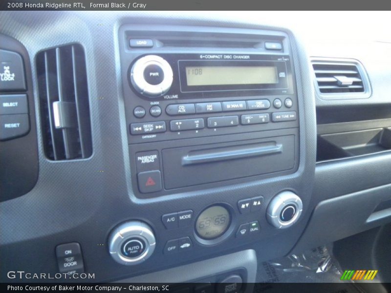 Formal Black / Gray 2008 Honda Ridgeline RTL