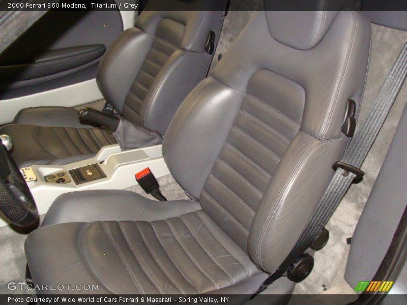 Front Seat of 2000 360 Modena