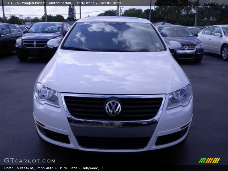 Candy White / Cornsilk Beige 2010 Volkswagen Passat Komfort Sedan