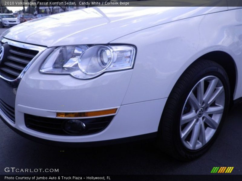 Candy White / Cornsilk Beige 2010 Volkswagen Passat Komfort Sedan