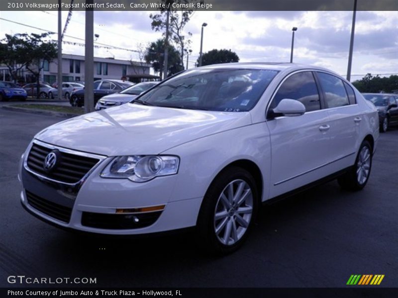 Candy White / Cornsilk Beige 2010 Volkswagen Passat Komfort Sedan