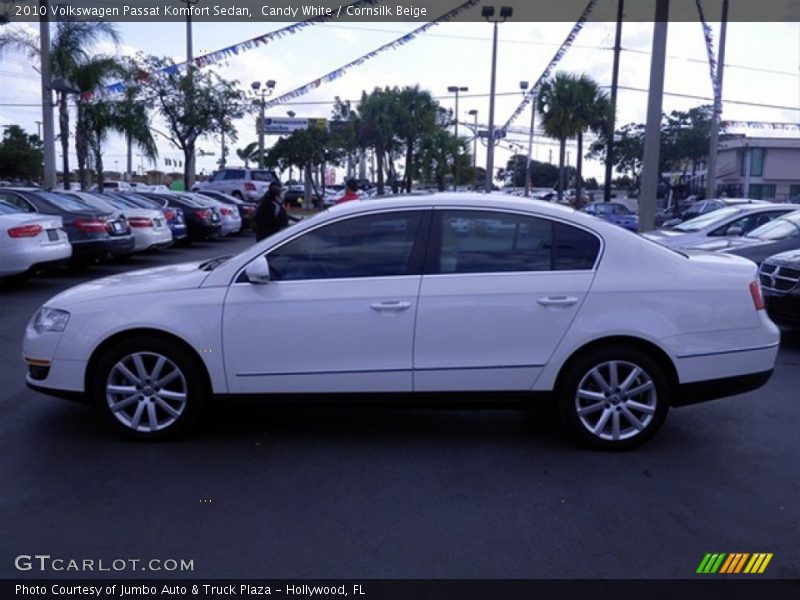 Candy White / Cornsilk Beige 2010 Volkswagen Passat Komfort Sedan