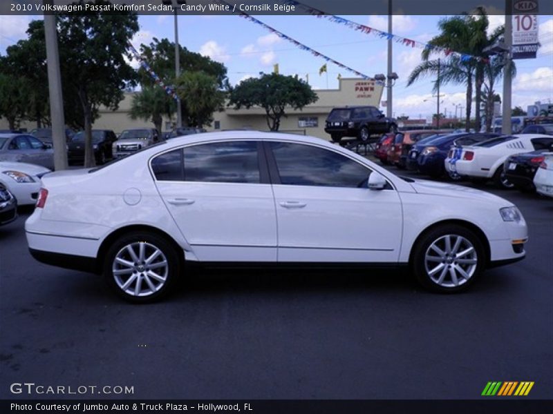 Candy White / Cornsilk Beige 2010 Volkswagen Passat Komfort Sedan