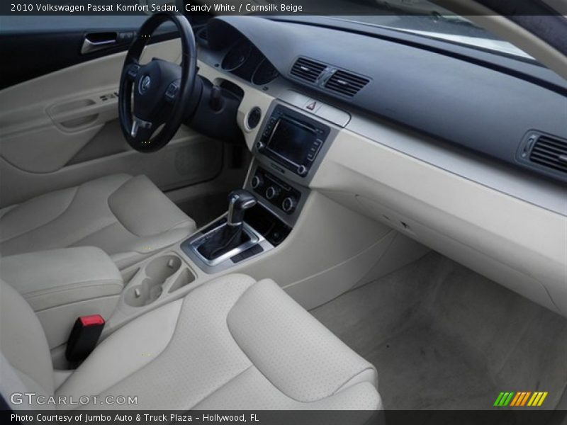 Candy White / Cornsilk Beige 2010 Volkswagen Passat Komfort Sedan