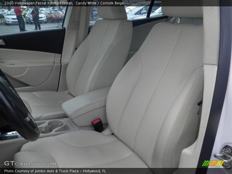 Candy White / Cornsilk Beige 2010 Volkswagen Passat Komfort Sedan