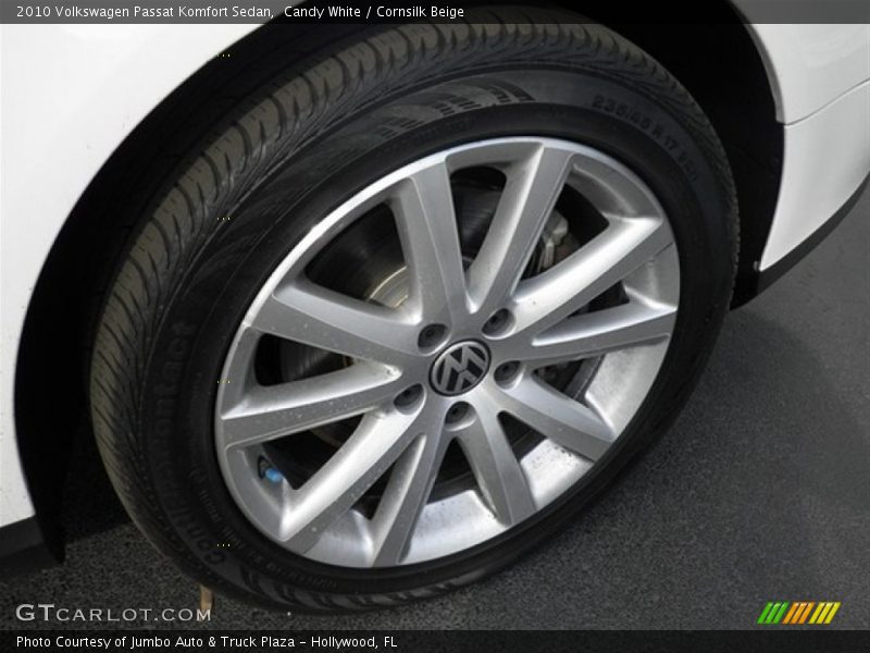 Candy White / Cornsilk Beige 2010 Volkswagen Passat Komfort Sedan