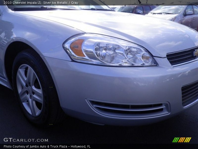 Silver Ice Metallic / Gray 2010 Chevrolet Impala LS