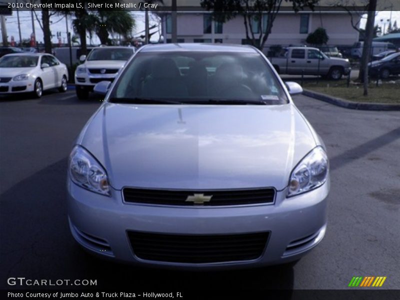 Silver Ice Metallic / Gray 2010 Chevrolet Impala LS