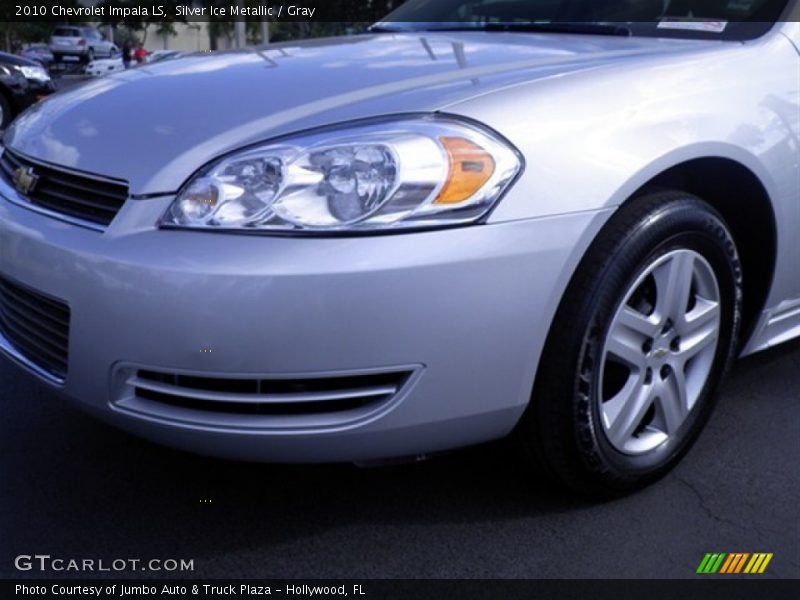 Silver Ice Metallic / Gray 2010 Chevrolet Impala LS