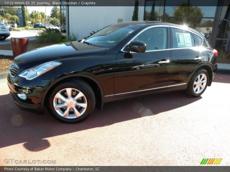 Black Obsidian / Graphite 2010 Infiniti EX 35 Journey