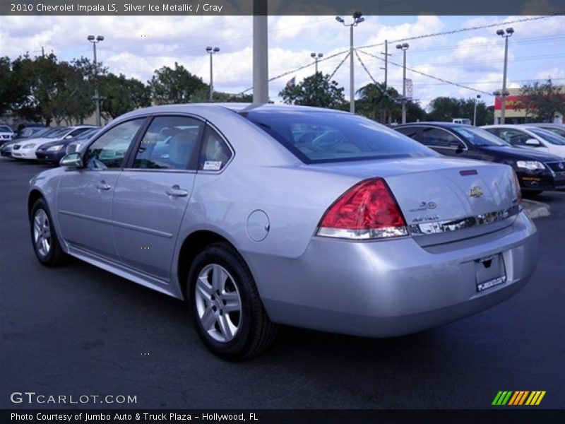 Silver Ice Metallic / Gray 2010 Chevrolet Impala LS