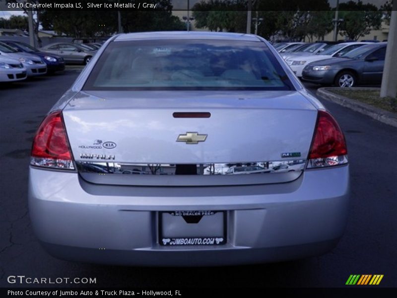 Silver Ice Metallic / Gray 2010 Chevrolet Impala LS