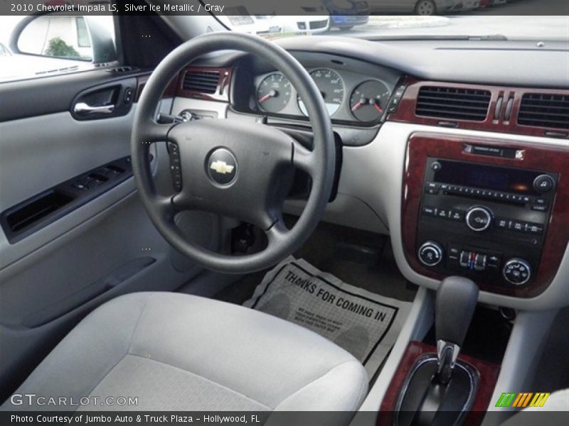 Silver Ice Metallic / Gray 2010 Chevrolet Impala LS
