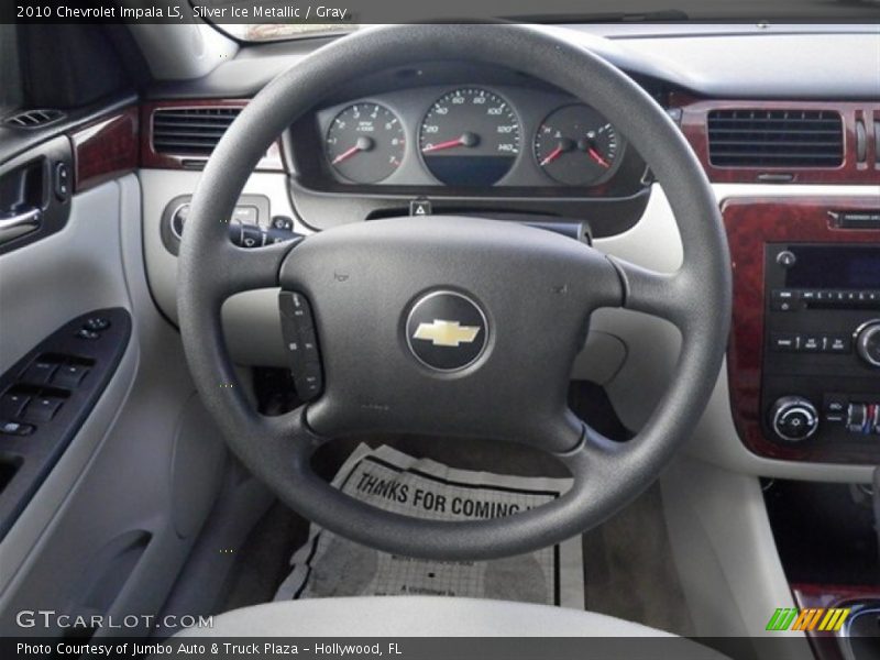 Silver Ice Metallic / Gray 2010 Chevrolet Impala LS