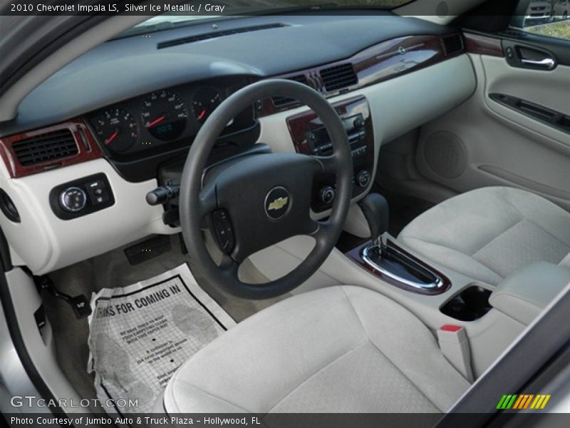 Silver Ice Metallic / Gray 2010 Chevrolet Impala LS