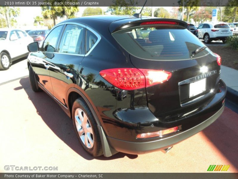 Black Obsidian / Graphite 2010 Infiniti EX 35 Journey