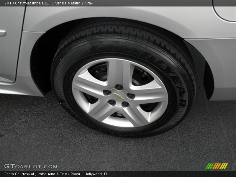 Silver Ice Metallic / Gray 2010 Chevrolet Impala LS