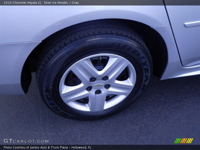 Silver Ice Metallic / Gray 2010 Chevrolet Impala LS