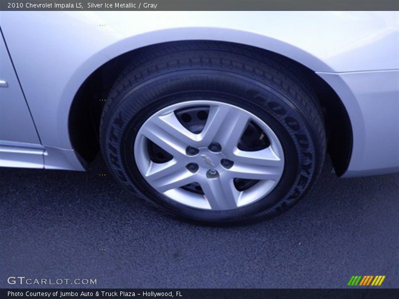 Silver Ice Metallic / Gray 2010 Chevrolet Impala LS