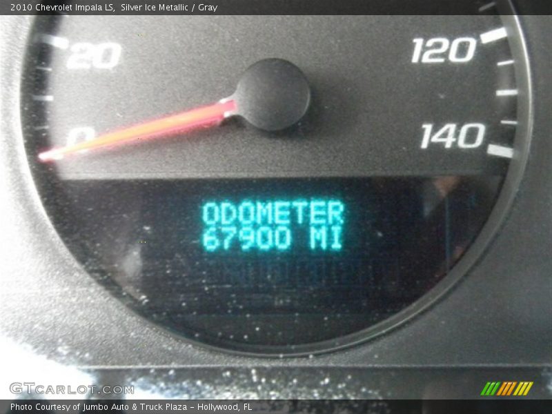 Silver Ice Metallic / Gray 2010 Chevrolet Impala LS