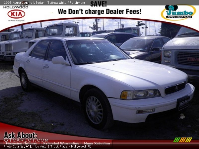 Taffeta White / Parchment 1995 Acura Legend L Sedan