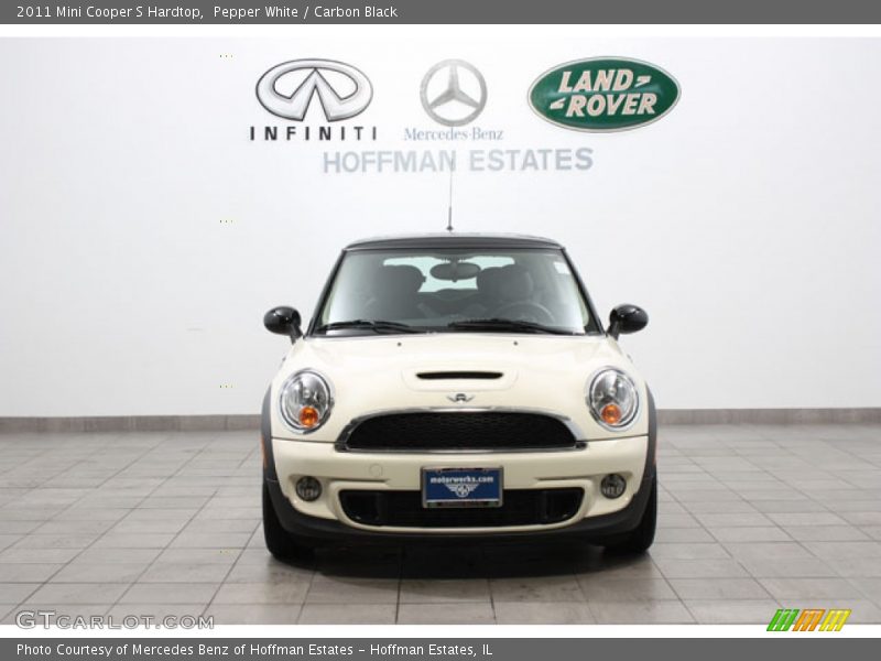 Pepper White / Carbon Black 2011 Mini Cooper S Hardtop