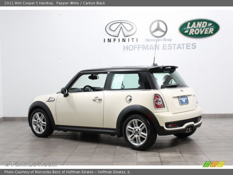 Pepper White / Carbon Black 2011 Mini Cooper S Hardtop