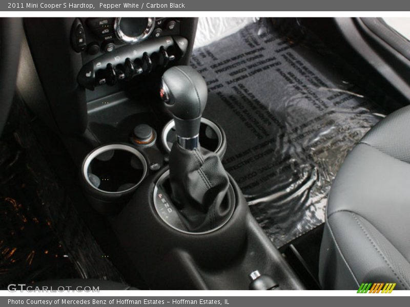 Pepper White / Carbon Black 2011 Mini Cooper S Hardtop