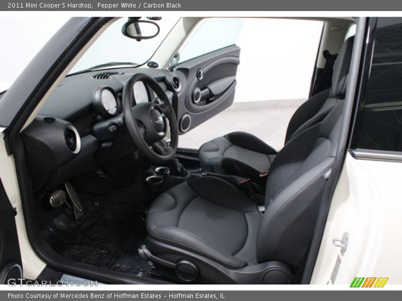 Pepper White / Carbon Black 2011 Mini Cooper S Hardtop