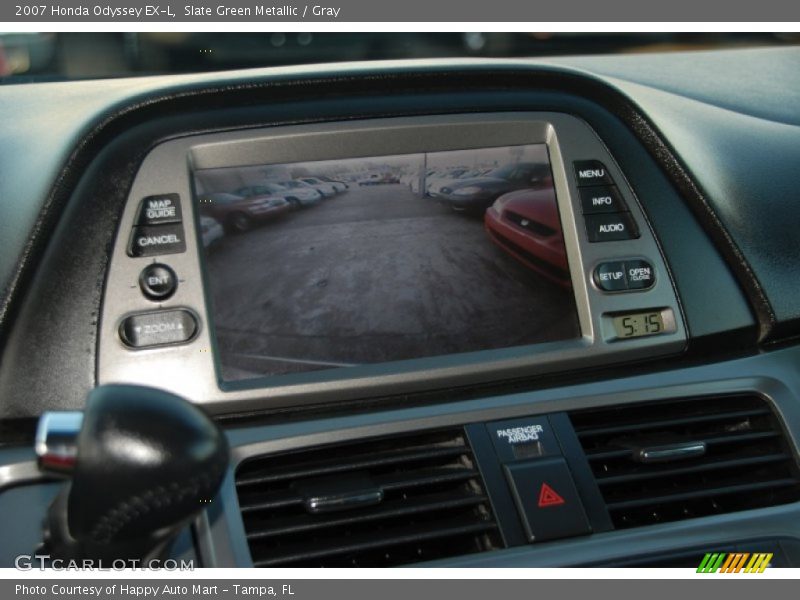 Slate Green Metallic / Gray 2007 Honda Odyssey EX-L