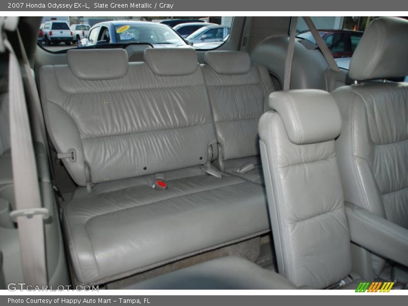Slate Green Metallic / Gray 2007 Honda Odyssey EX-L