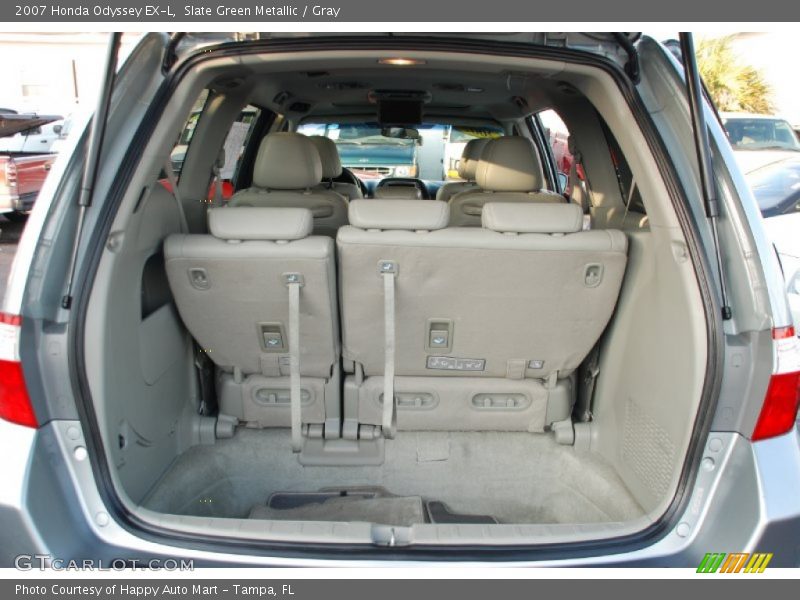 Slate Green Metallic / Gray 2007 Honda Odyssey EX-L