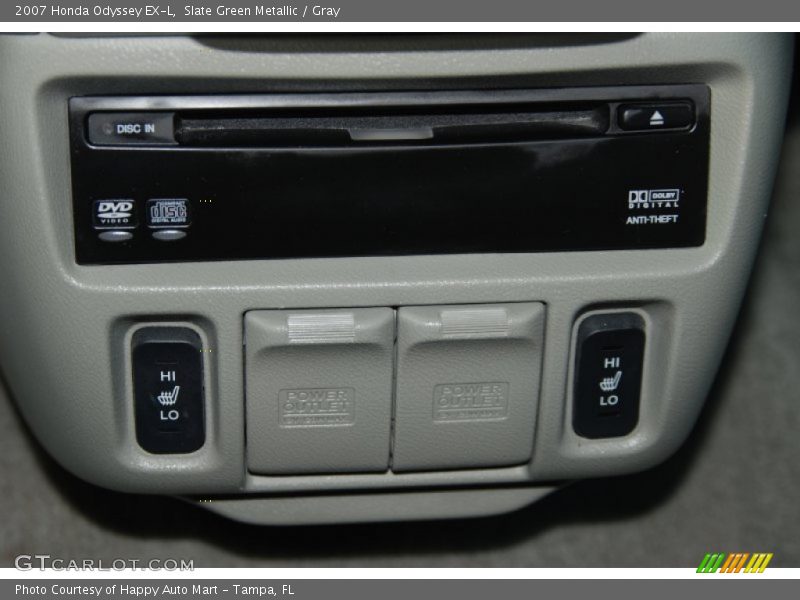 Slate Green Metallic / Gray 2007 Honda Odyssey EX-L