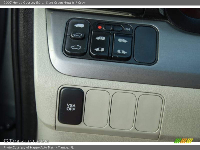 Slate Green Metallic / Gray 2007 Honda Odyssey EX-L