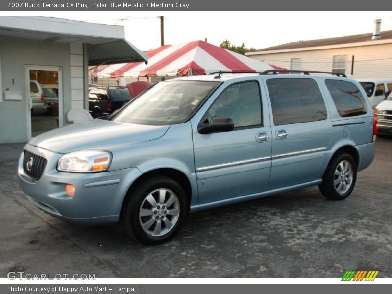 Polar Blue Metallic / Medium Gray 2007 Buick Terraza CX Plus