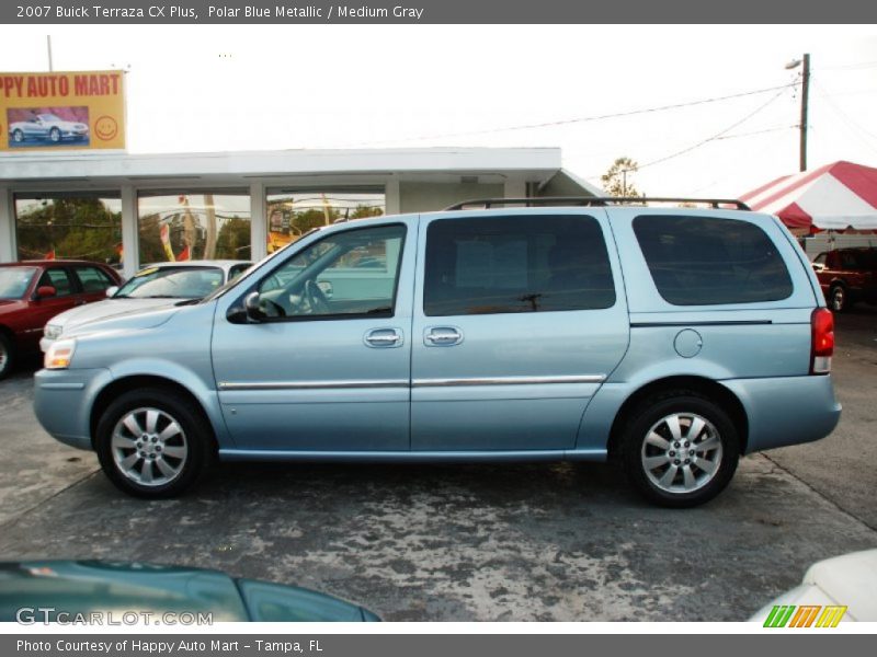 Polar Blue Metallic / Medium Gray 2007 Buick Terraza CX Plus