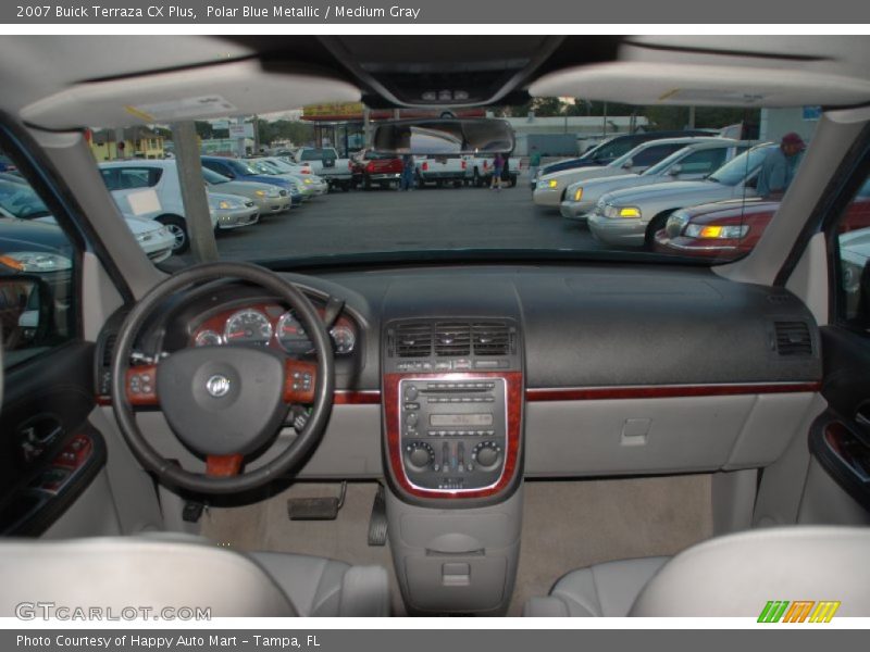 Polar Blue Metallic / Medium Gray 2007 Buick Terraza CX Plus