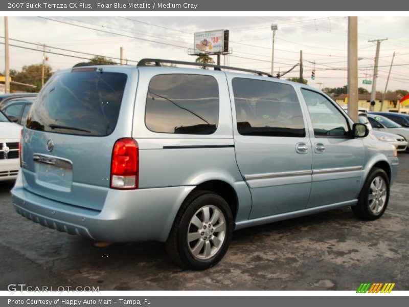 Polar Blue Metallic / Medium Gray 2007 Buick Terraza CX Plus