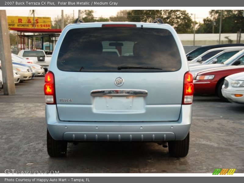 Polar Blue Metallic / Medium Gray 2007 Buick Terraza CX Plus