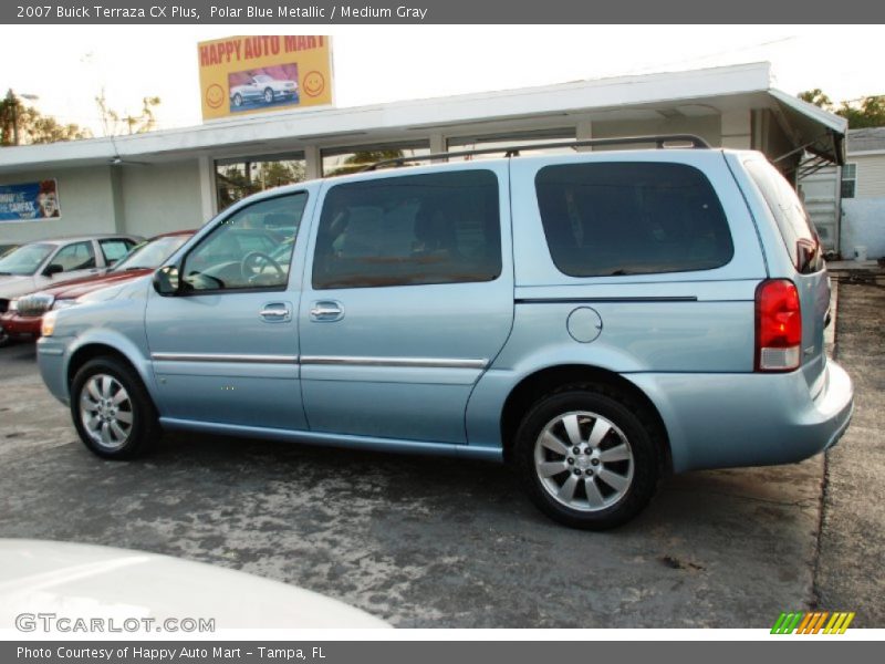 Polar Blue Metallic / Medium Gray 2007 Buick Terraza CX Plus